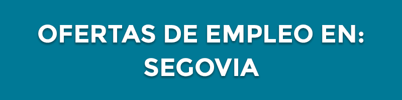 ofertas de empleo en segovia